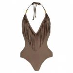 Beige Halter-neck Swimwear in UK and Australia