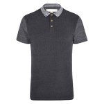 Black and Grey Collar Half Sleeve Polo t shirt in UK and Australia