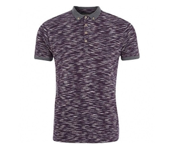 Black and Grey Print Polo T Shirt in UK and Australia