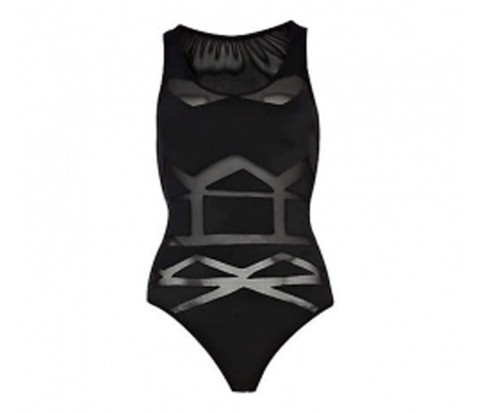 Wholesale Black Structured One Piece Swimwear in USA
