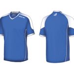Blue and White Soccer Tee in UK and Australia
