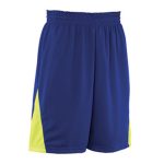 Blue and Yellow Basketball Shorts in UK and Australia