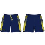 Blue and Yellow Shaded Shorts in UK and Australia