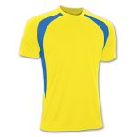 Blue and Yellow Soccer Tee in UK and Australia
