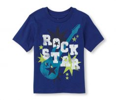 Blue Rock Star Printed T Shirt in UK and Australia