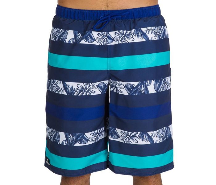 Breezy Blue Layered Flower Beach Shorts in UK and Australia