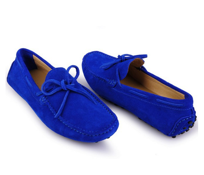 Bright Blue Men's Loafers Manufacturer 