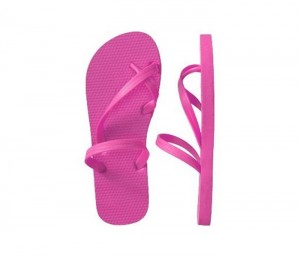 Candy Pink Flip Flops in UK and Australia