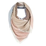 Casual White Striped Scarf in UK and Australia