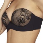 Classy Black and Grey Strapless Lingerie in UK and Australia