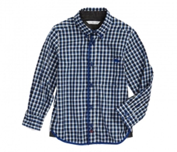 Crisp blue Check Shirt in UK and Australia