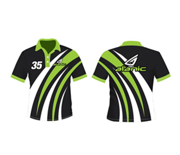 Green and Black Cricket Tee in UK and Australia
