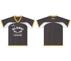 Grey and Yellow Lacrosse Tee in UK and Australia