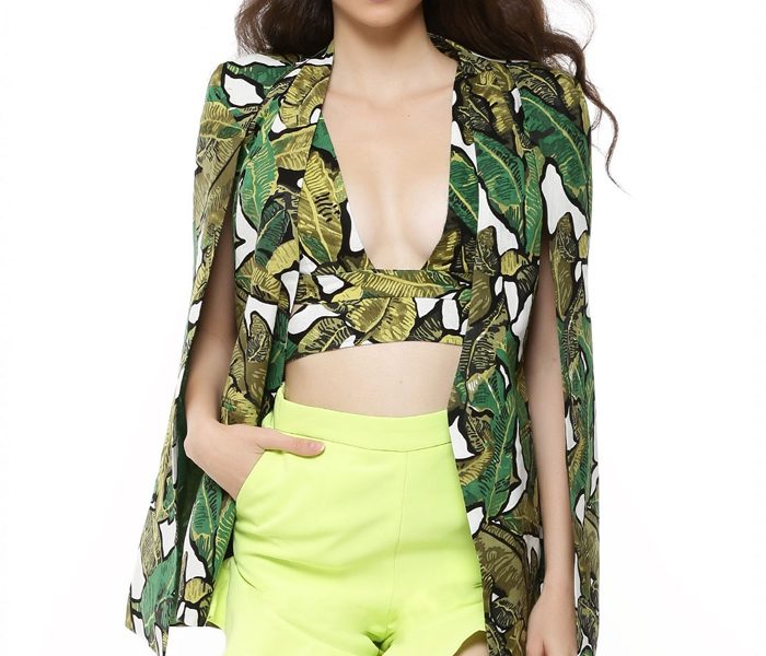 Leafy Green Couture Coat in UK and Australia