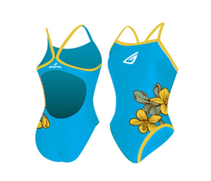 Light Blue Printed Swimsuit in UK and Australia