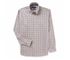 Light Brown and White Check Full Sleeve Shirt in UK and Australia