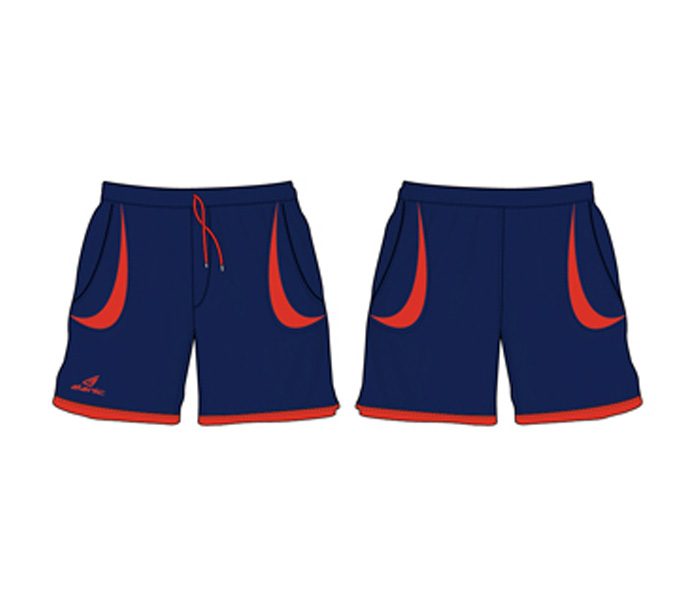 Navy Blue and Red Shorts in UK and Australia