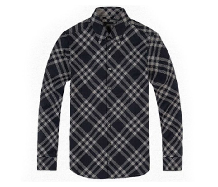 Navy Blue and Cream Check Full Sleeve Shirt in UK and Australia