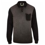 Plain Black Full Sleeve Polo T Shirt in UK and Australia