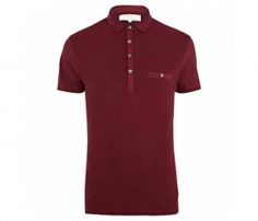 Plain Dark Red Polo T Shirt in UK and Australia