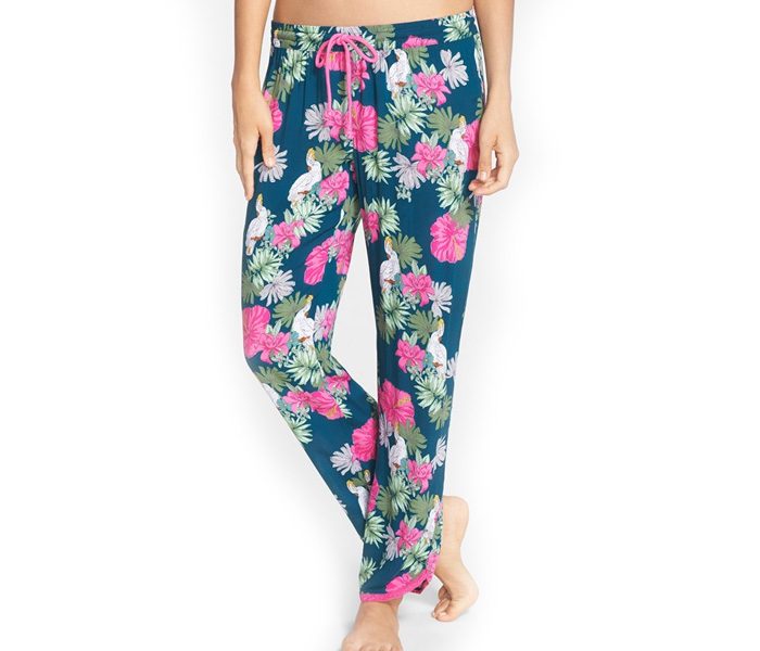 Printed Blue and Pink Bottoms Sleepwear in UK and Australia