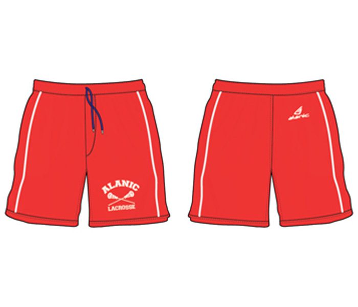 Scarlet Red Lacrosse Shorts in UK and Australia