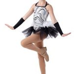 Sparkling Silver Lining and Tutu Black Dance Wear in UK and Australia