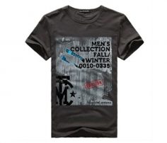 Stone Grey Mens Collection Print Tee in UK and Australia