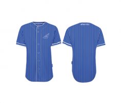 Striped Blue Baseball Shirt in UK and Australia