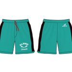 Turquoise Blue and Black Shorts in UK and Australia