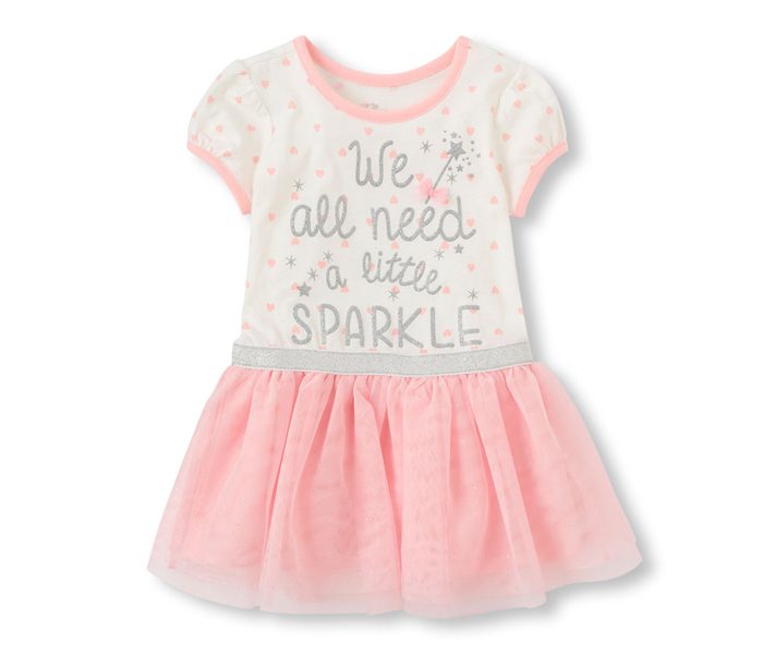We all need to sparkle’ short sleeve dress in UK and Australia