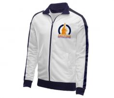 White and Blue Marathon Jacket in UK and Australia