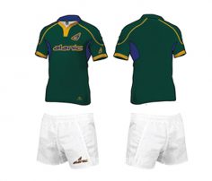 White and Green Rugby Shorts in UK and Australia