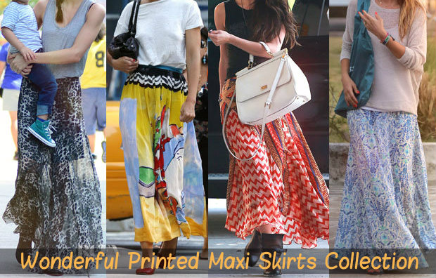The Sublimated Clothing Hubs Have Brought in Wonderful Printed Maxi Skirts