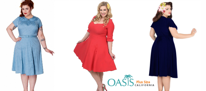 Pick up the Right Plus Size Swing Dresses for Various Occasions