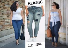 The Latest Trend of Plus Size Blue Jeans
