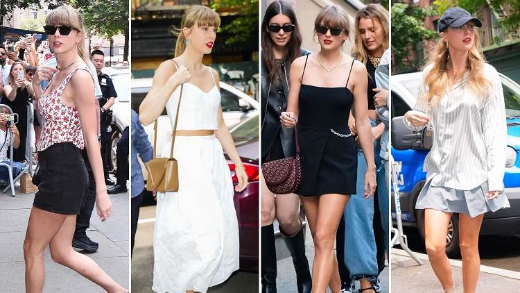 street fashion of Taylor Swift